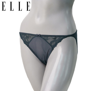 ELLE กางเกงชั้นใน Sexy LU1892 เฟมินีน  Bikini/บิกินี่ เอวต่ำ ผ้าตาข่ายแต่งลูกไม้ เบาสบาย