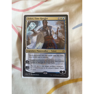 การ์ด MTG Teferi, Time Reveler Magic the gathering EDH รุ่น WAR สภาพ Nm