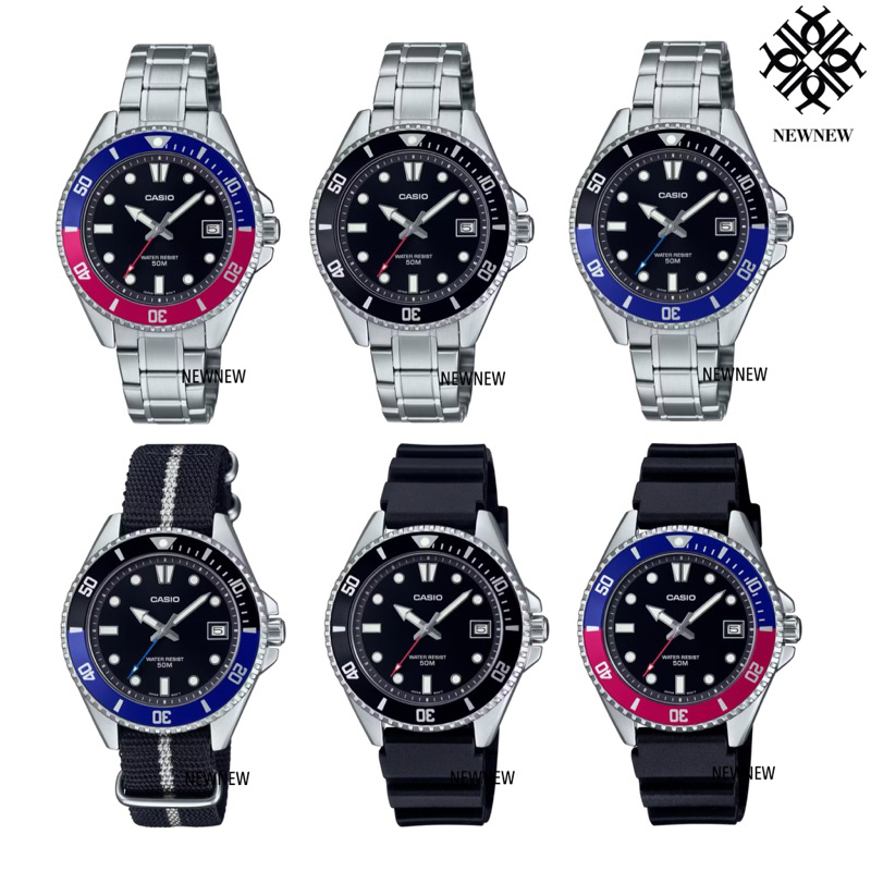 CASIO ตัวเล็ก 36 มิล MDV-10-1A1V MDV-10-1A2 MDV-10C-1A2 MDV-10D-1A1V MDV-10D-1A2 MDV-10D-1A3 ของแท้ป