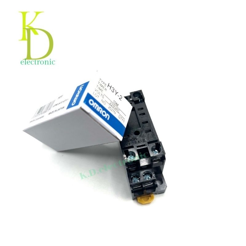 ทามเมอร์H3Y-2 Timer Relay H3Y-2+ซ็อกเก็ต 12v,24v,220v ได้ทั้งชุด 5s,10,30s,60s,5m,10m,30m,60m