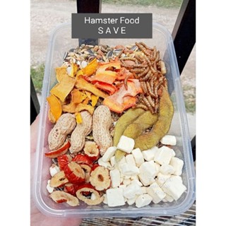 อาหารหนูแฮมสเตอร์ รุ่น  save // hamster food save