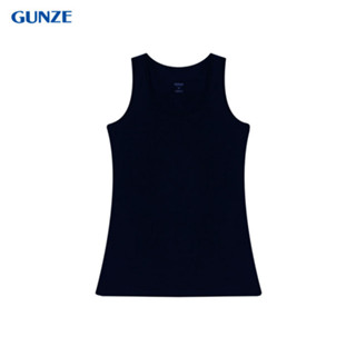 GUNZE เสื้อกล้าม Micromodal collection รุ่น NH4158 สีดำ