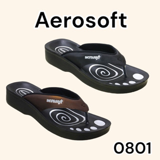 AEROSOFTแอโซอฟ รองเท้าแตะผู้หญิงแบบหนีบ0801