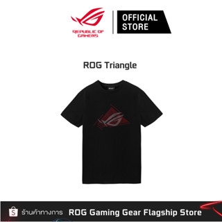 [สินค้าสำหรับแถมเท่านั้น] ASUS ROG Triangle T-Shirt เสื้อยืด