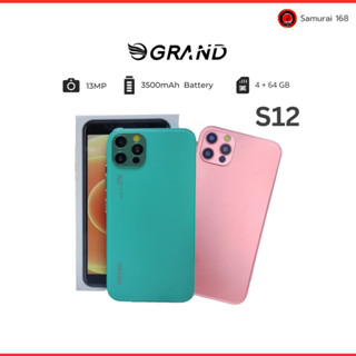 โทรศัพท์มือถือ GRAND S12 จอ 6.0" RAM 4GB / ROM 64GB Android รับประกันสินค้า 1 ปี