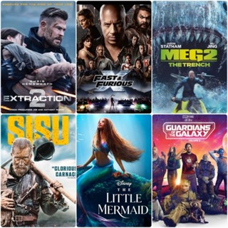 [DVD HD] หนังใหม่ 6 เรื่อง-6 แผ่น ☆FastX☆Meg2☆Sisu☆Extraction2☆TheLittleMermaid☆Guardians3 (มีพากย์ไทย/ซับไทย)