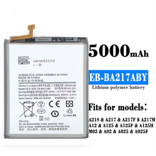 แบตเตอรี่ Samsung A02 A12 A21s M02 A025 A125 A217 Battery Samsung A02 A12 M02 A21s รับประกัน 6 เดือน