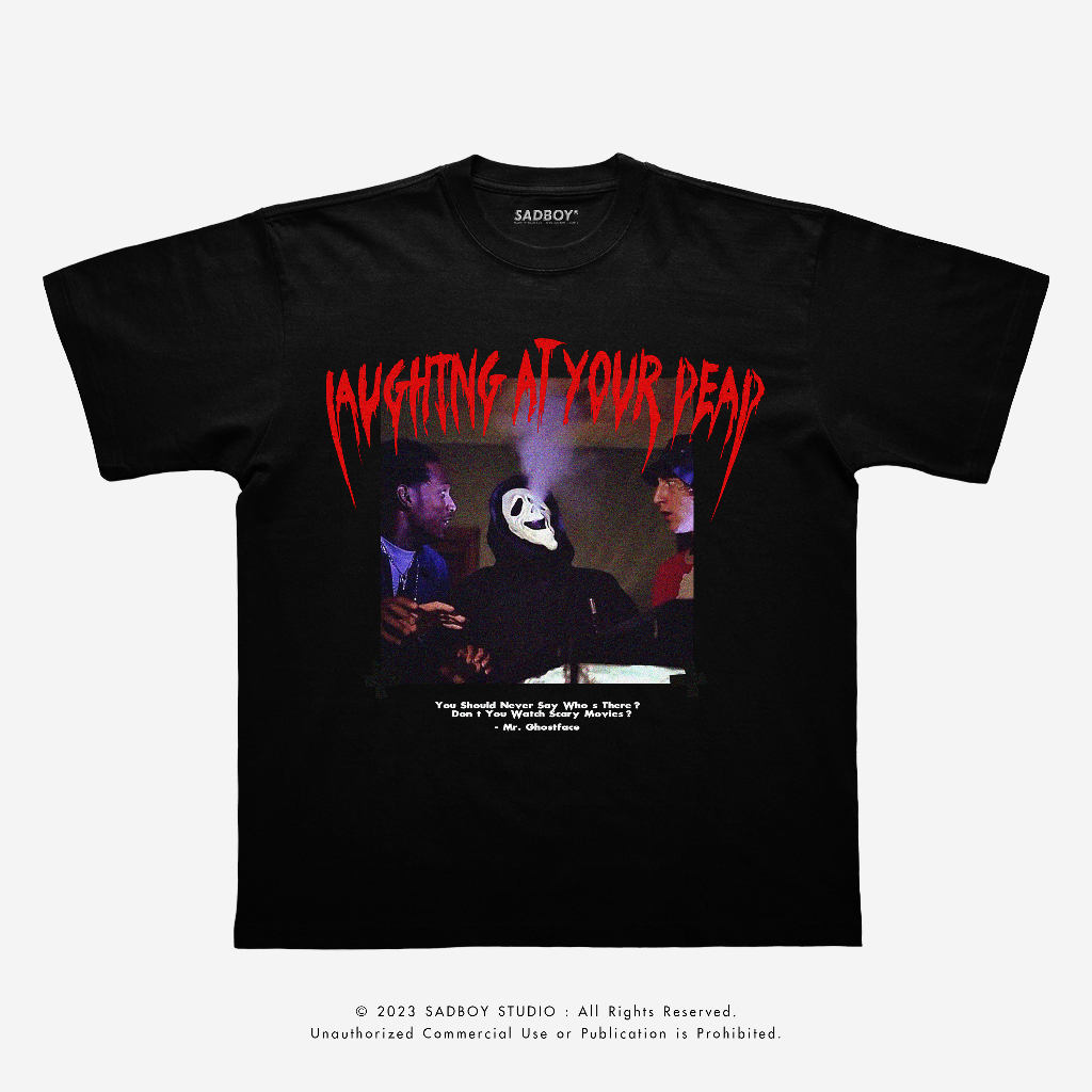 [ ส่งด่วน ] SADBOY® | Mr.Ghostface |  100% Organic Cotton