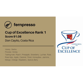 Cup of Excellence Rank1 Don Cayito, Costa Rica 100g