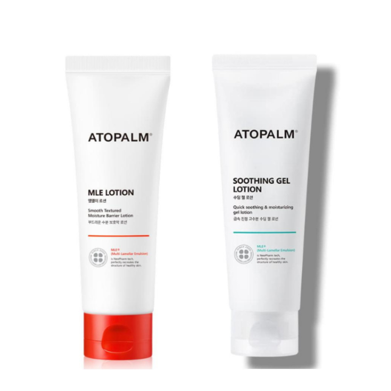 สูตรใหม่ Atopalm Soothing Gel Lotion 120ml & Mle Lotion