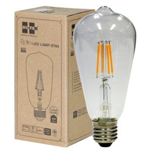 หลอดไฟ LED กระจกใส HI-TEK RETRO HLLS64104C 4W วอร์มไวท์