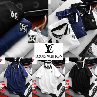 เสื้อโปโลคอปก Louis Vuitton Basic 🔖ผ้า Cotton 💯 | เสื้อคอปกผู้ชาย | เสื้อโปโล 👕 ร้านค้าจัดส่งไว