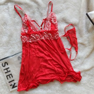 ชุดนอน ชุดคลุมูกไม้ มือ 1 พร้อมส่ง งานป้ายชิอิน #shein