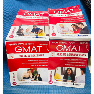 Set GMAT Guide 6-9 Manhattan Prep GMAT foundations of verbal💥สภาพดี