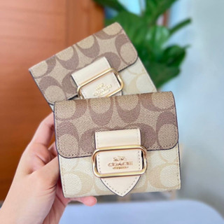 Coach แท้💯 Small Morgan Wallet กปต ใบสั้น 2 พับ