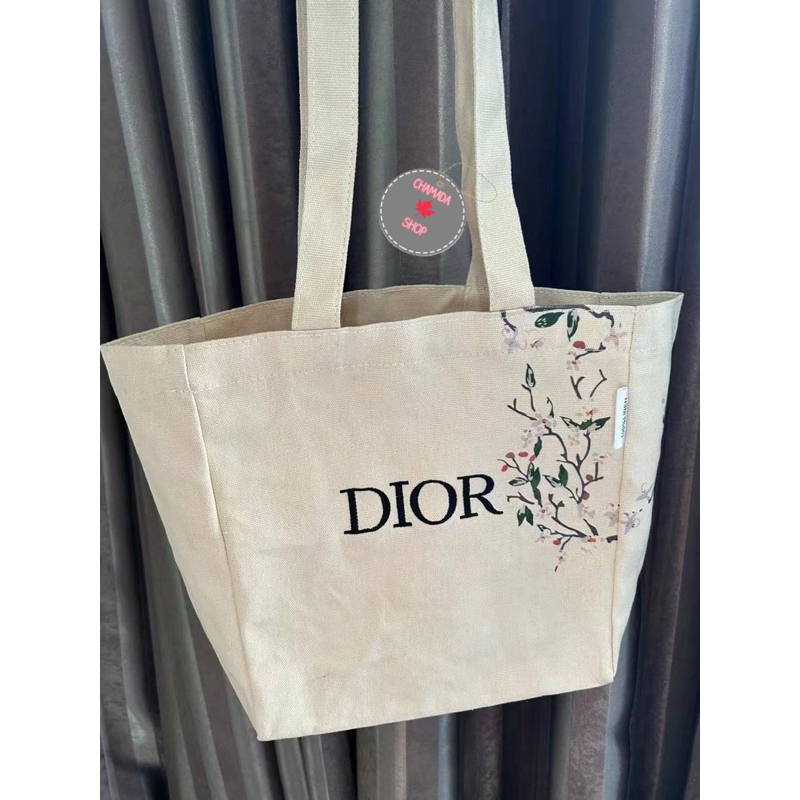 Dior กระเป๋าผ้า รุ่น Mother's Day Canvas Tote- Dior🤍🤍แท้💯