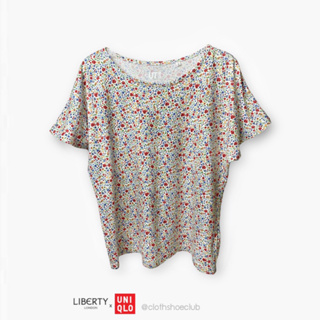 เสื้อยืด UNIQLO✖️LIBERTY London แท้💯 (อก F-43”)