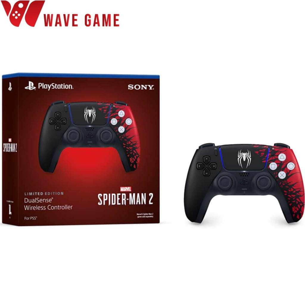 ps5 dualsense wireless controller spiderman 2 limited edition