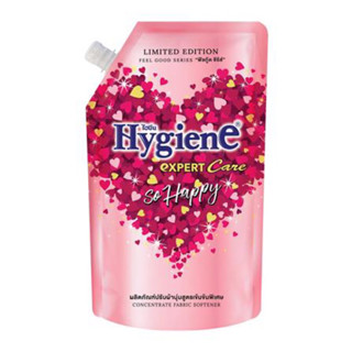 รีฟิลน้ำยาปรับผ้านุ่ม HYGIENE 490ml SO HAPPY