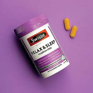 Swisse Ultiboost Relax & Sleep 60 Tablets ลดความเครียด ช่วยการนอนหลับ