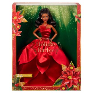 Barbie Signature holiday 2022 ขายตุ๊กตาบาร์บี้ซิกเนเจอร์ฮอลิเดย์2022 ผิวสี สินค้าพร้อมส่ง