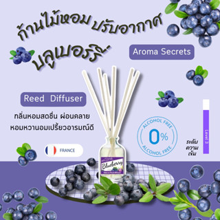 กลิ่นบลูเบอร์รึ่ ก้านไม้หอมปรับอากาศ  ขนาด 30ml. by Aroma Secrets