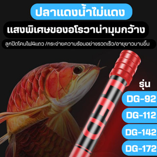 DRAGON LIGHT LED T10 2in1รุ่น DG-92 DG-112  DG-142 DG-172 สีทอง/ขาว-ฟ้า/ขาวล้วน/แดง 4แถวหลอดไฟสำหรับปลาสวยงามทุกชนิด น้ำไม่เปลี่ยนสี