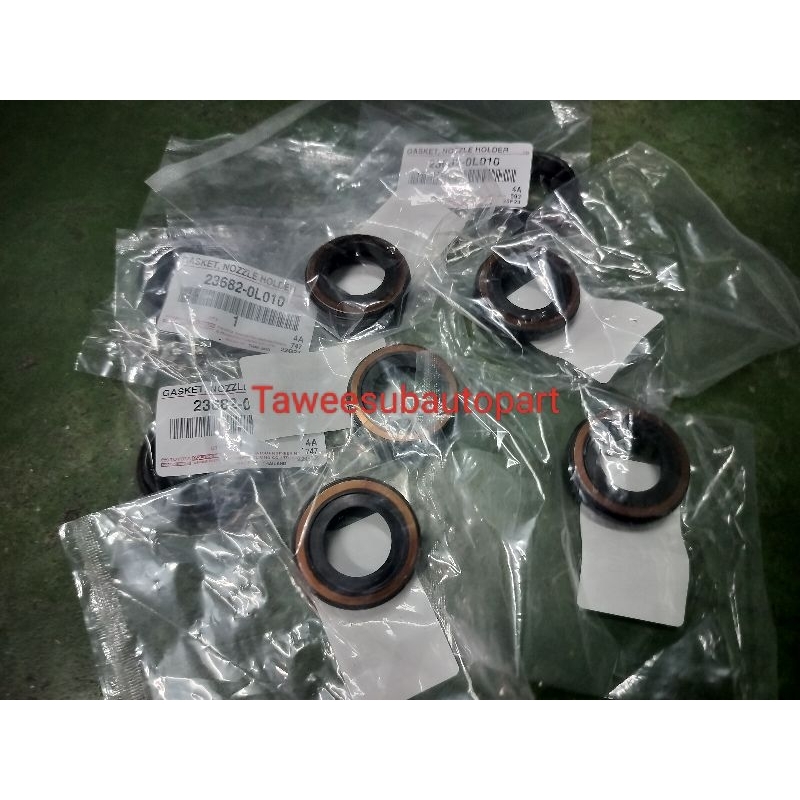 ซีลหัวฉีดแท้ (ราคาต่อ1ตัว) VIGO FORTUNER COMMUTER 2KD-1KD ตำแหน่งบนตัวบาง 23682-0L010