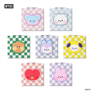 [พรีออเดอร์] BT21 minini Leather Patch Mirror ของแท้💯⚠️อ่านรายละเอียดก่อนสั่งซื้อนะคะ