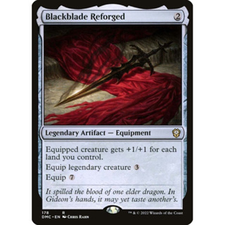 [MTG] Blackblade Reforged [DMC] [ARTIFACT] [RARE] [NORMAL] [ENG] (การ์ดเมจิค / Magic the Gathering)