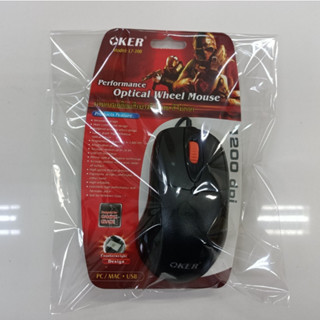 **ลด!! กระหน่ำ สินค้า เคลียสต็อค เกรด B** เม้าส์ MOUSE Optical USB OKER รุ่น L7-300 BLACK