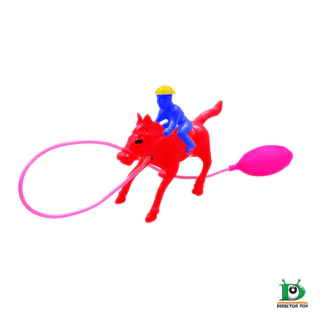 DTOY | ของเล่นม้าบีบลม ม้ากระโดด ของเล่นย้อนยุค ของเล่นสะสม