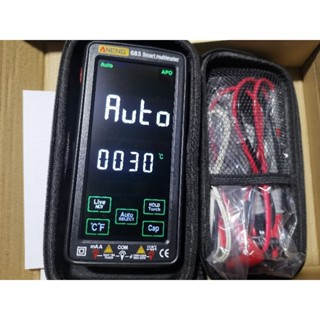 ANENG 683 6000 Counts Large Touch Screen Digital Multimeter Smart Anti-burn Rechargeable Universal Meter NCV Tester