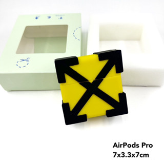 Off-white Airpods Pro case ของแท้ แอร์พอด โปร เคส ออฟไวท์ แอปเปิ้ล สีเหลือง