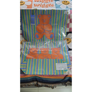 พร้อมส่ง Wiggle Reusable Shopper Bag ลายหมี size M จากเกาหลี