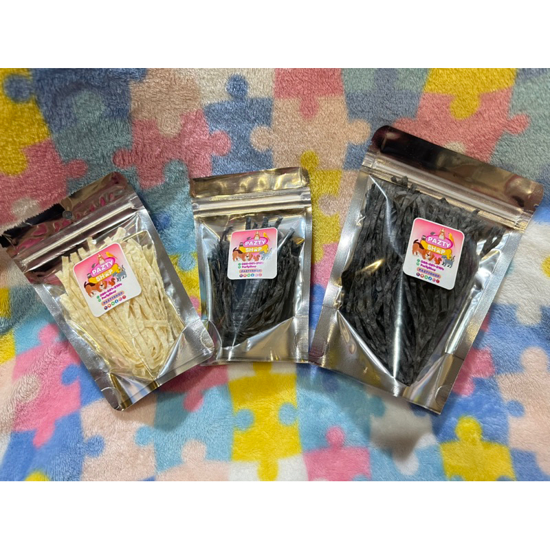 ปลาเส้น ทาโร่ 10g และ 20g อาหารสำหรับสัตว์เล็ก