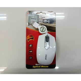 **ลด!! กระหน่ำ สินค้า เคลียสต็อค เกรด B** เม้าส์เก็บสายได้ Optical MOUSE OKER รุ่น MS-283