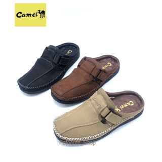 ⭐️พร้อมส่ง⭐️Camel รุ่น CM-109 รองเท้าลำลองแบบเปิดส้น หนังแท้ ไซส์ 40-45