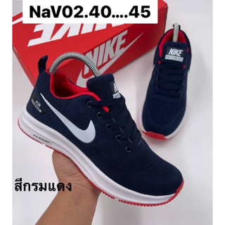 รองเท้าไนกี้ Nike air zoom รองเท้าวิ่งออกกำลังกาย สวมใส่ได้ทั้งผู้ชาย&amp;ผู้หญิง【รับประกันสินค้าตรงปก✔แท้100% Size:37-45eu】