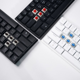 (MKS-68) Low-Proflie ขนาด 60% , 68 Keys Mechanical Keyboard คีบอร์ดแมคคานิคอล คีบอร์ดเล่นเกม ประกัน 2ปี