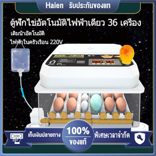 {อุปกรณ์เสริมฟรี} เครื่องฟักไข่ นก 36 ฟอง ระบบอัตโนมัติ แถมไฟฉายส่องเชื้อไข่ เติมน้ำโดยอัตโนมัติ