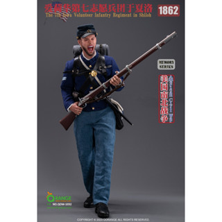 พรีออเดอร์ QORANGE QOTOYS QOM-1032 1/6 American Civil War US the 7th Iowa Volunteer Infantry Regiment in Shiloh 1862