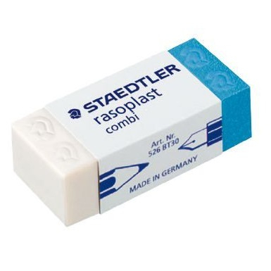 ยางลบปากกา ยางลบดินสอ Staedtler rasoplast combi ลบปากกากับดินสอได้ (ผลิตจากเยอรม