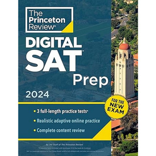 Chulabook(ศูนย์หนังสือจุฬาฯ) |C321หนังสือ9780593516898THE PRINCETON REVIEW DIGITAL SAT PREP, 2024: 3 PRACTICE TESTS + REVIEW + ONLINE TOOLS