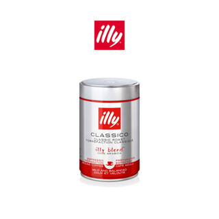 ILLY เมล็ดกาแฟคั่วบด CLASSICO ROAST - 250 กรัม/กระป๋อง GROUND COFFEE CLASSICO ROAST- 250 GRAMS