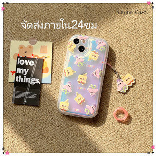 🎐จัดส่งภายใน24ชม🎐เคส for iPhone 11 14 Pro Max Case for iPhone 12 13 ป้องกันการตก การป้องกัน พร้อม สพันจ์บ็อบ เลเซอร์