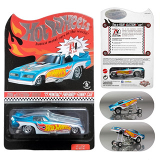 Hot Wheels Red Line Club 77 PONTIAC FIREBIRD FIREBIRD FUNNY CAR 2014 sELECTIONs SERIES RLC  ลิขสิทธิ์แท้100%  No.02106/