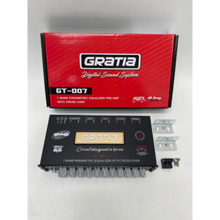 ปรีแอมป์ กราเทีย GRATIA รุ่น GT-007 ปรี 7 BAND ซับแยก คุณภาพดี Max out put 11V RMS รุ่นใหม่ล่าสุด เสียงกลางชัด จำนวน1ตัว