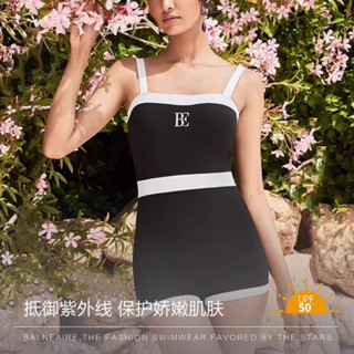 [ผญ] ชุดว่ายน้ำ แขนสั้น ขาสั้น วันพีซ กันยูวี Halfsuit Balneaire GG.SWIMWEAR