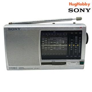 Vintage 90s Sony ICF-SW11 FM Stereo/SW/MW/LW Radio 12 Band Receiver [Used]